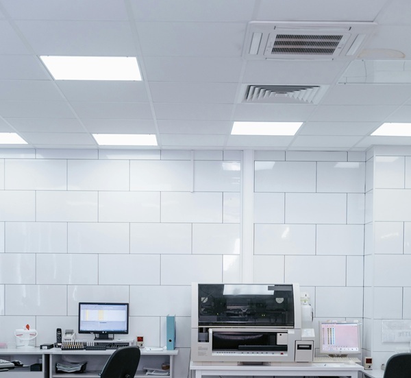 Lueftung in Simulationsraum