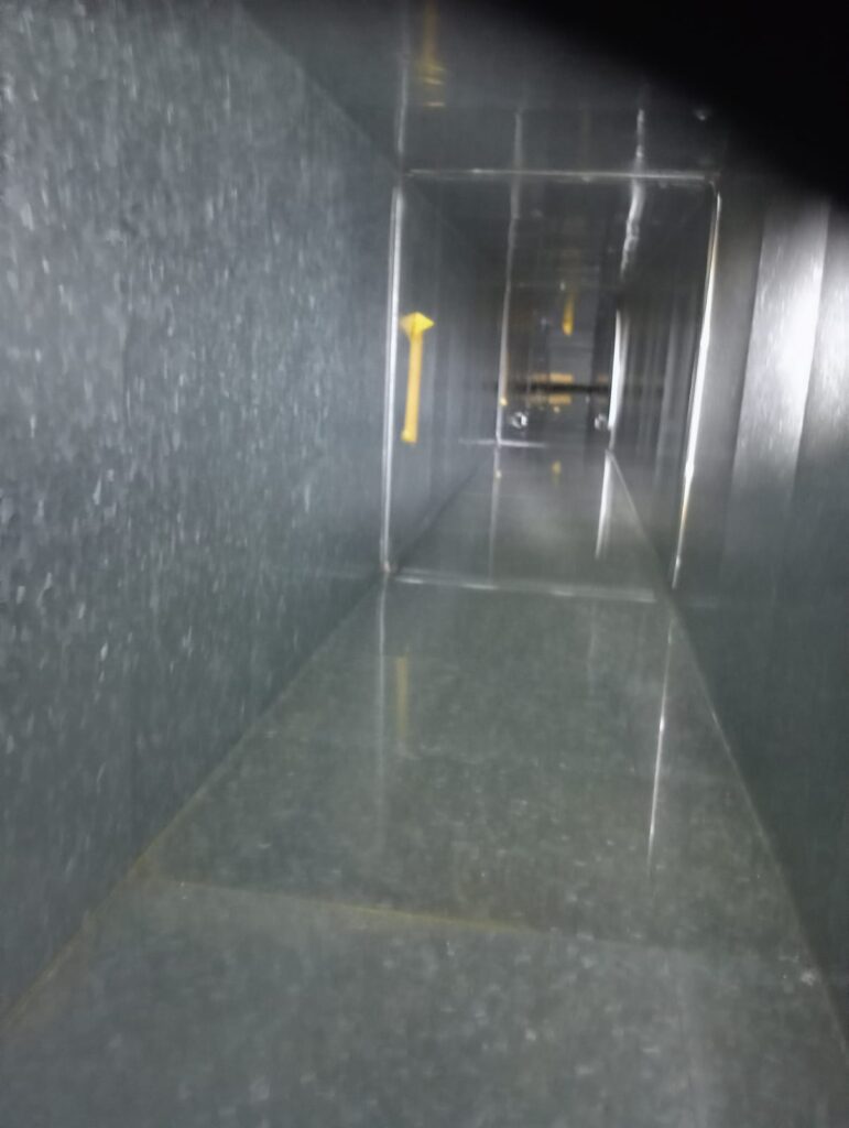 Lüftungskanal nach der Reinigung nach VDI 6022 durch Air-Tex GmbH